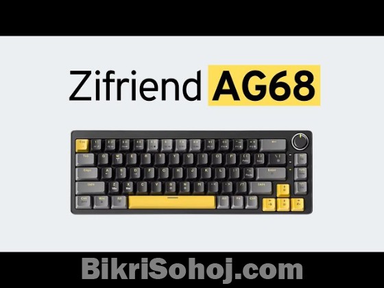 Zifriend Ag68 Hot-Swappable Mechanical Keyboard (Brand New)
